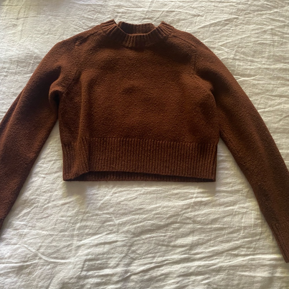 Universal Thread Brown/Red Crew Neck Sweater